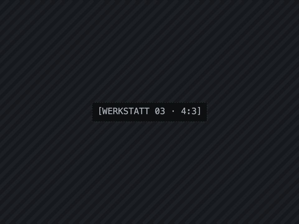 Werkstatt SpeedRep 3